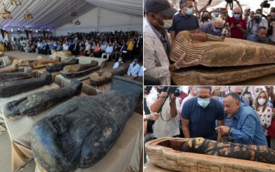 Egypt finds 59 ancient coffins buried more than 2,600 years ago